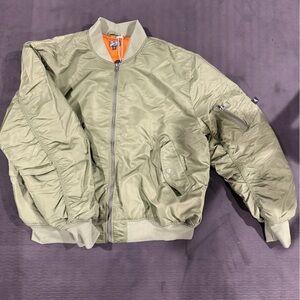 Olive Bomber Jacket